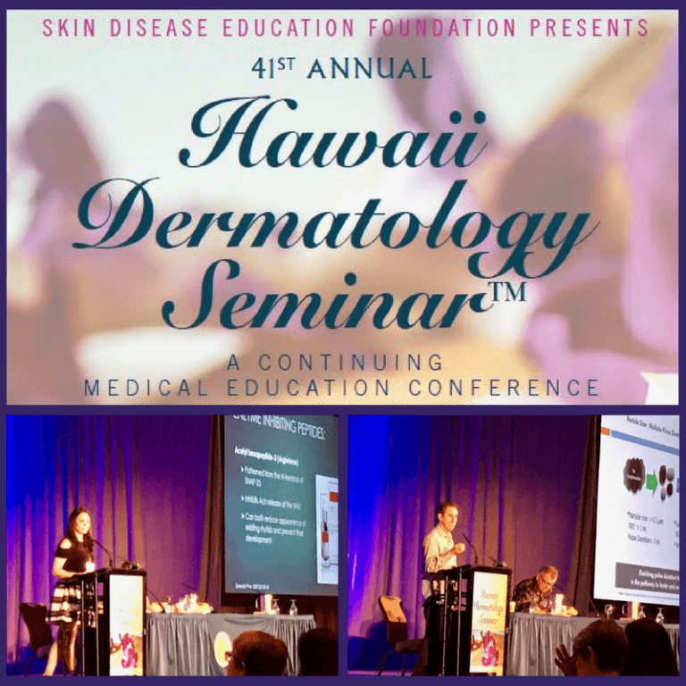 Drs. Sikora and Kaminer lectured at Hawaii Dermatology Seminar