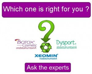 Which filler treatment is right for you: Botox, Dysport or Xeomin?